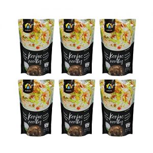 Hethstia Miracle Noodle Rice Low Carb Pasta Gluten-Free, Low Calorie, Kosher, Gluten Free, Vegan, Keto and Paleo-Friendly (9.52 oz, Pack of 6)