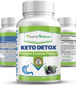 Keto Detox Cleanse for Keto and Belly Fat – 1532 Mg Acai Colon Cleanser for Ketogenic Diet – Flush Toxin & Water, Bloating Relief and Keto Women & Men – 60 Keto Pills – Power by Naturals
