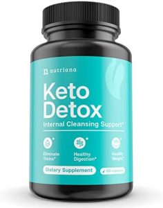 Best Keto Detox Cleanse Keto Pills for Women and Men – Keto Colon Cleanser and Detox for Keto – Ketogenic Diet Support to Boost Energy and Flush Toxins – 60 Count