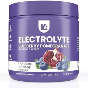 KEPPI Keto Electrolytes Powder – 50 Servings | No Sugar or Carbs | Advanced Hydration Blueberry Pomegranate Electrolyte Supplement. Boost Energy Without Sugar. Keto Electrolytes Powder.